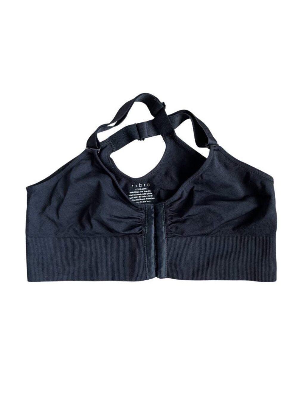 RX Bra — Black — L/XL: 38-42 C-H